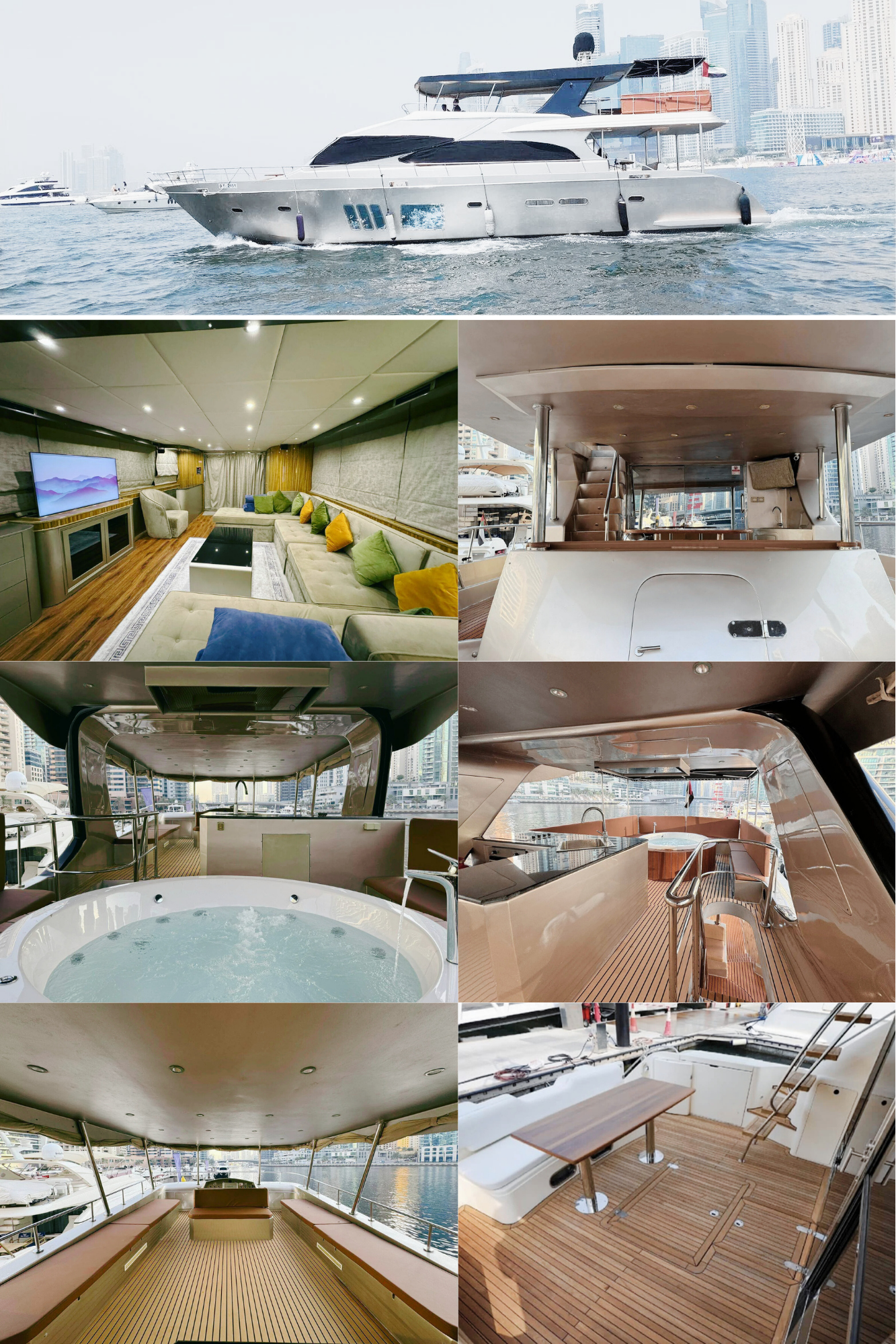 Luxury 88 Feet yacht With Jaccuzi